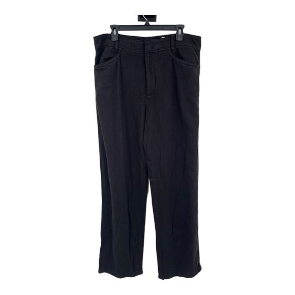 Vince pants High-Waist Washed Casual black size 16 - Picture 1 of 6